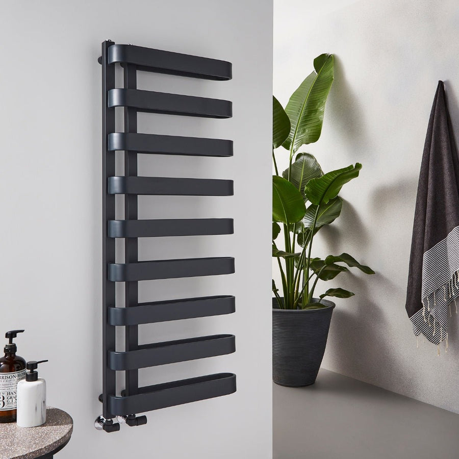 AST00359 - Astrala Piave Towel Radiator in Anthracite - Coa Living