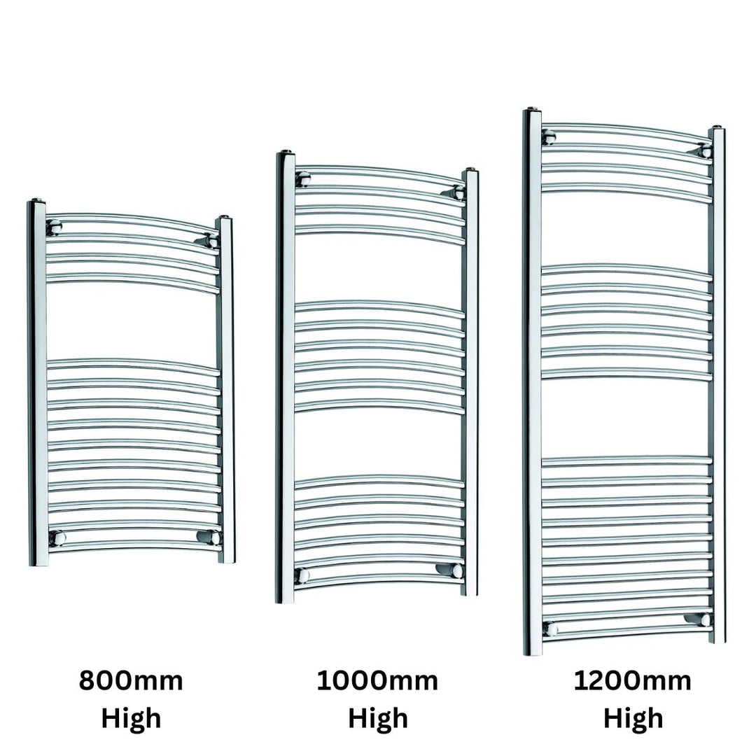 AST00421 - Astrala Misa 22mm Towel Radiator in Chrome - Coa Living