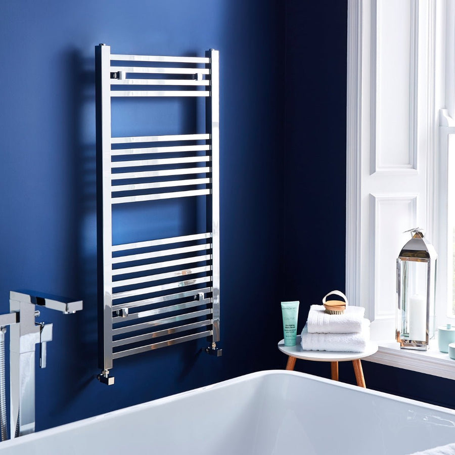 AST00493 - Astrala Misa Square 25mm Towel Radiator in Chrome - Coa Living