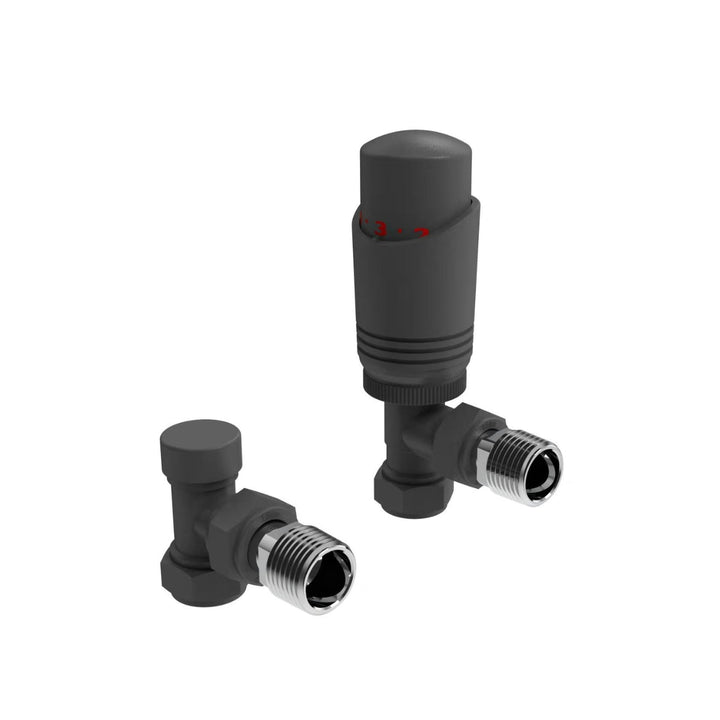 AST00539 - Astrala Angled Thermostatic Radiator Valve Pack in Anthracite - Coa Living