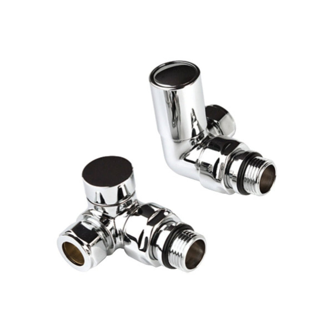 AST00560 - Astrala Corner Manual Radiator Valves in Chrome - Coa Living