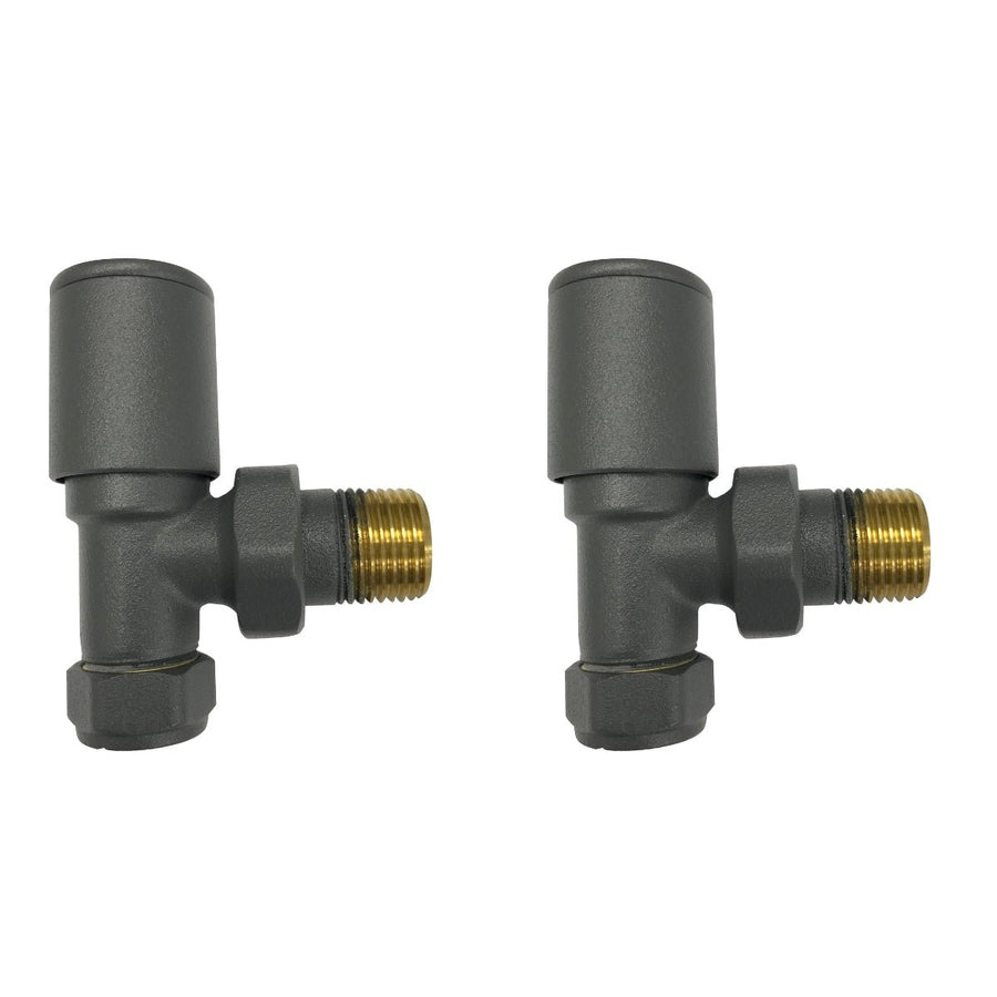 AST00565 - Astrala Angled Manual Radiator Valves in Anthracite - Coa Living