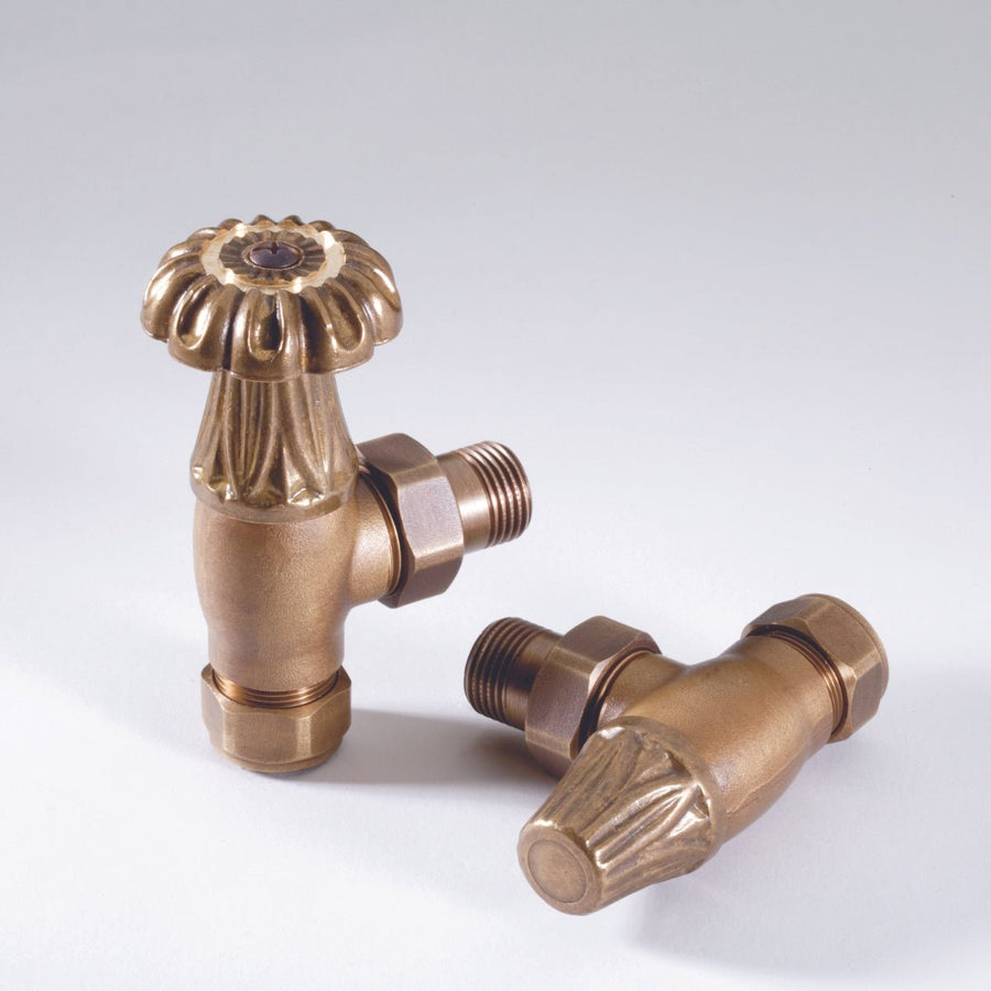 AST00577 - Astrala Vomano Angled Manual Radiator Valves - Coa Living