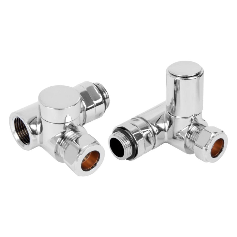 AST00580 - Astrala Corner Dual Fuel Radiator Valves in Chrome - Coa Living