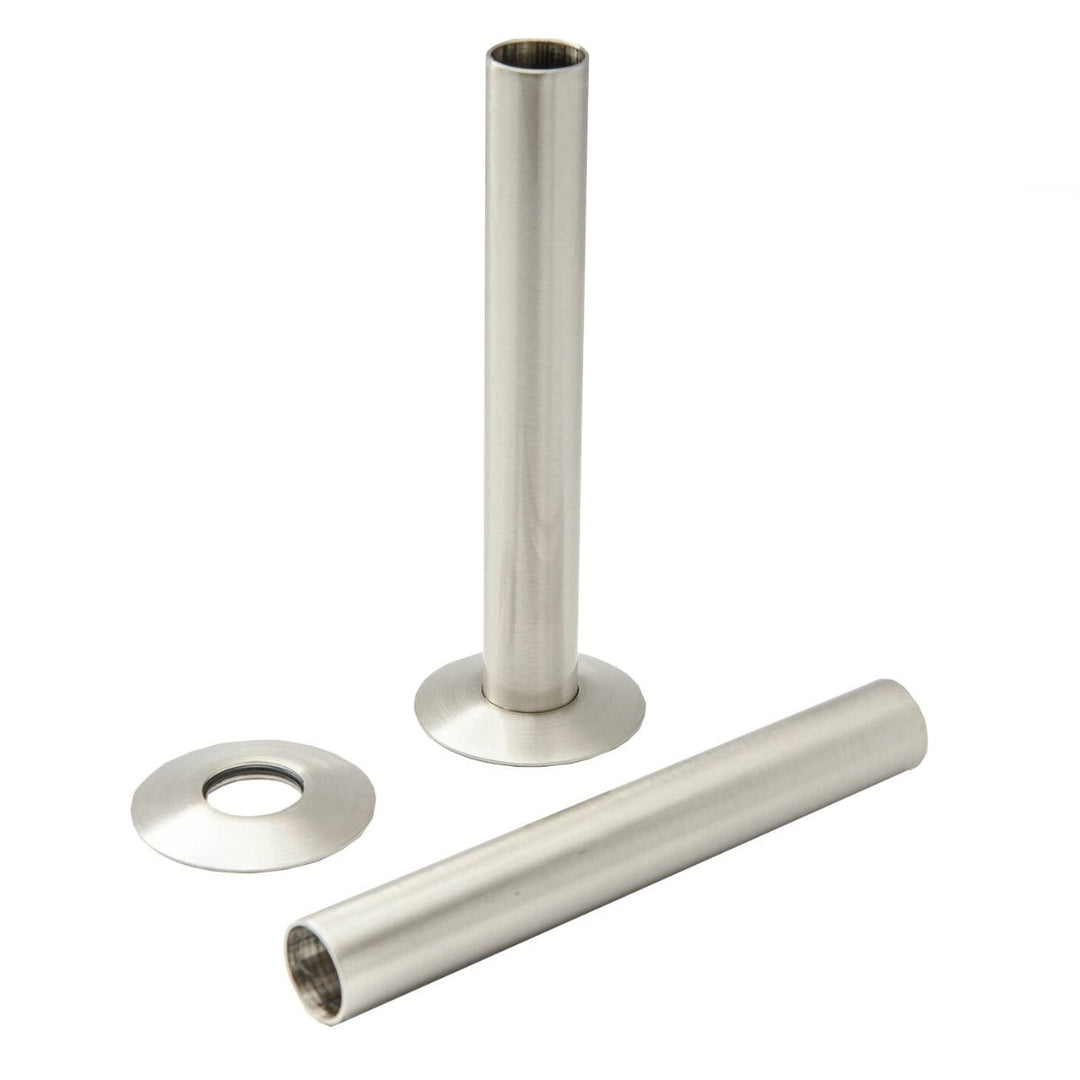 AST00600 - Astrala 15mm Pipes & Rosettes in Brushed Nickel - Coa Living