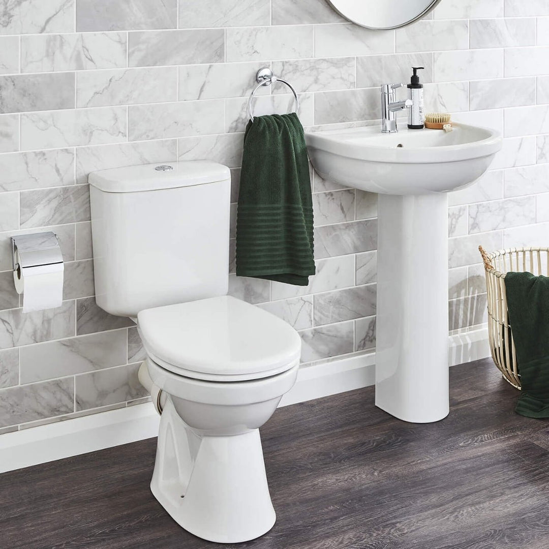 AST00620 - Astrala Atrani Close Coupled Toilet with Soft Close Seat - Coa Living