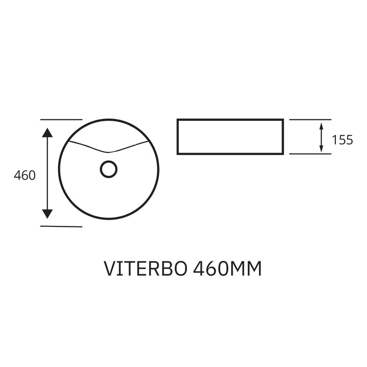 AST00632 - Astrala Viterbo Round Countertop Basin - Coa Living