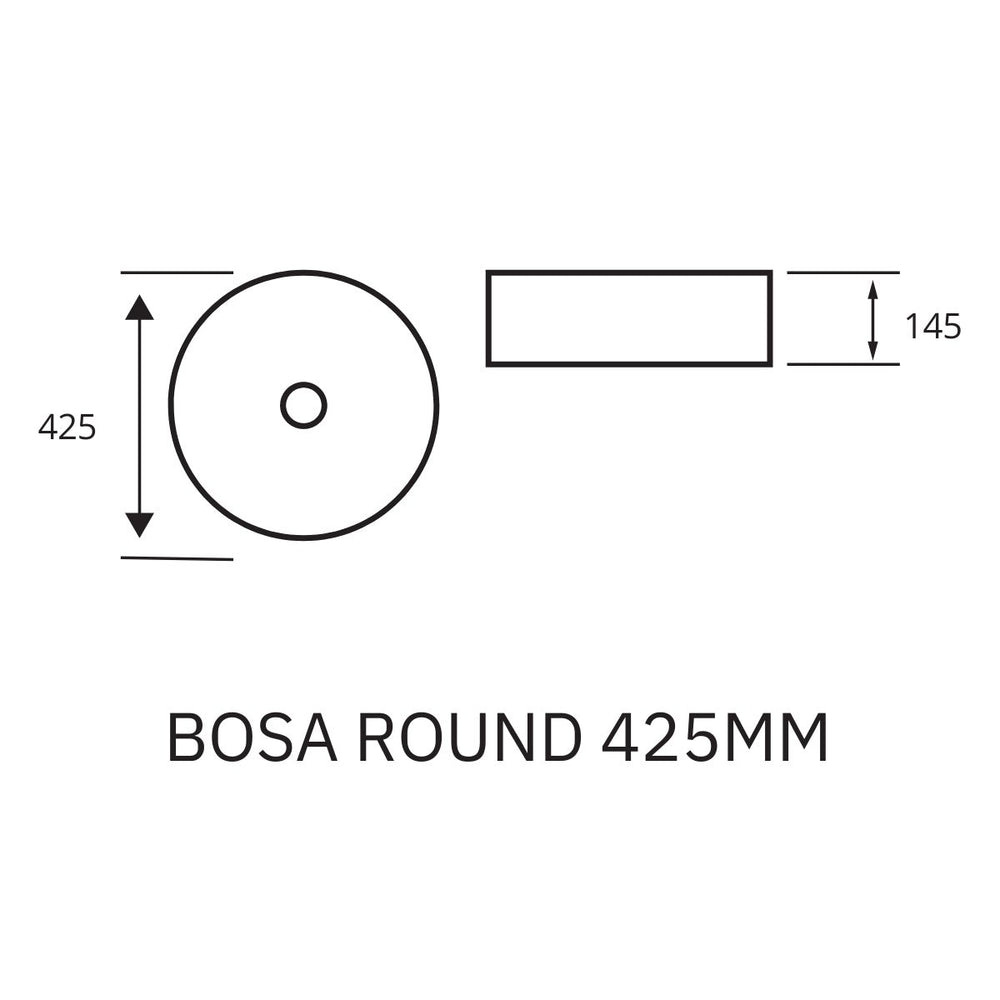 AST00634 - Astrala Bosa Round Countertop Basin - Coa Living