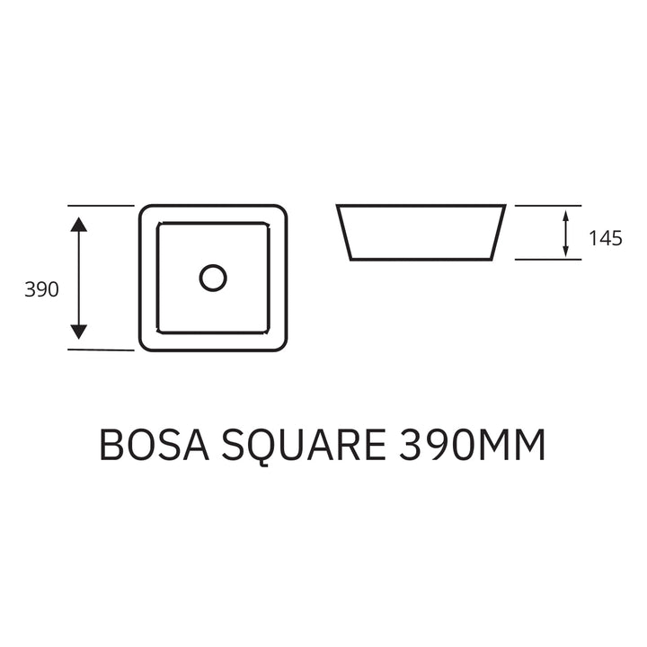 AST00635 - Astrala Bosa Square Countertop Basin - Coa Living