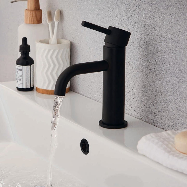 AST00636 - Astrala Arezzo Mono Basin Mixer in Matt Black - Coa Living