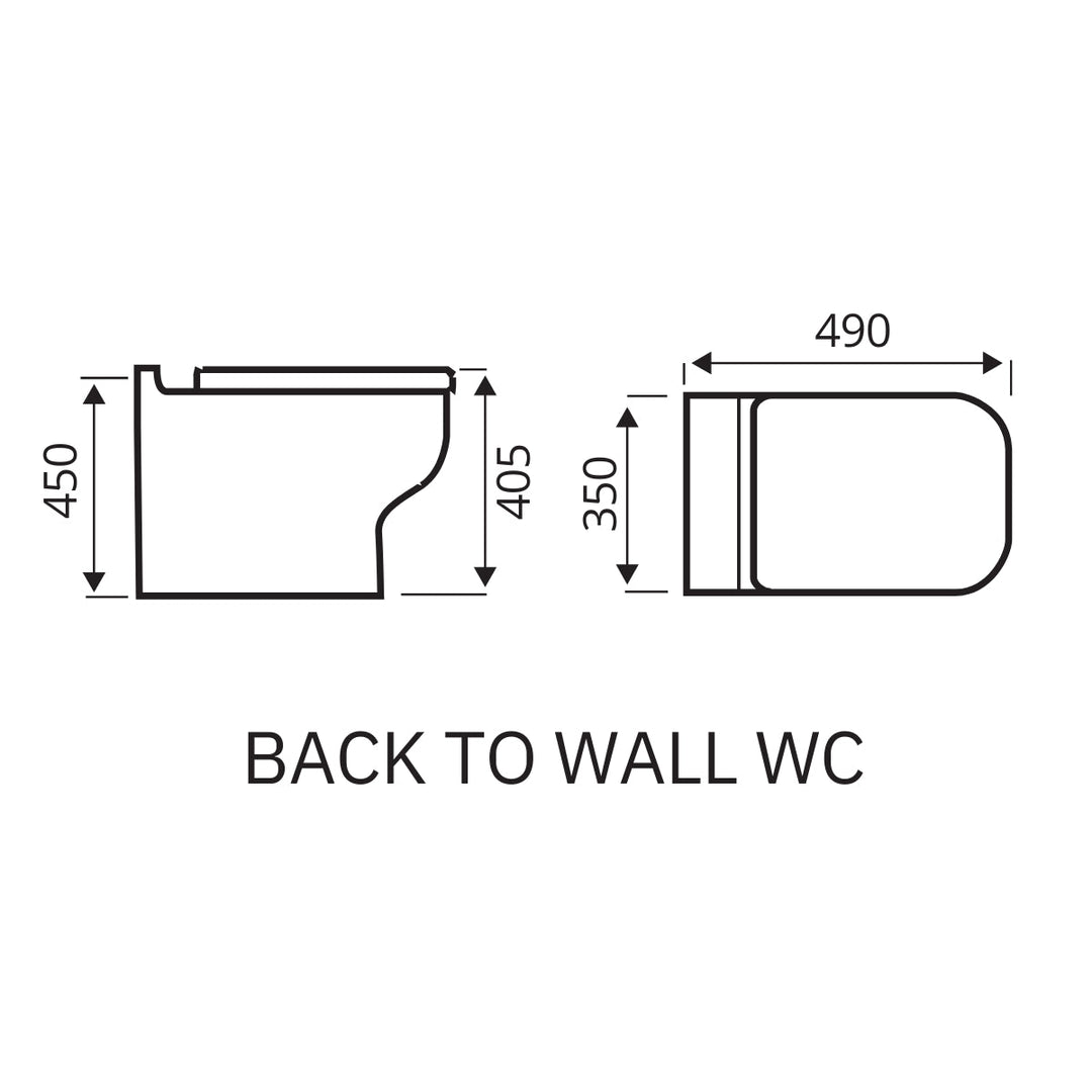 '- Astrala Spello Back To Wall Toilet - Coa Living