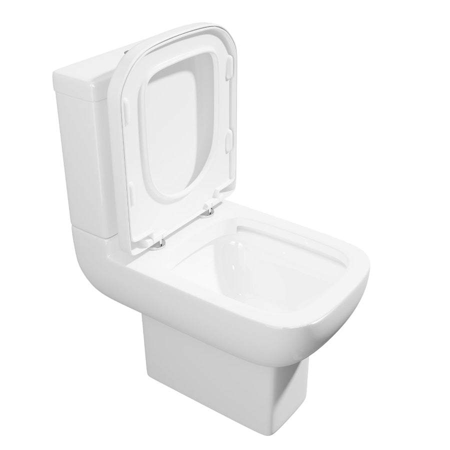 '- Astrala Spello Rimless Close Coupled Toilet - Coa Living