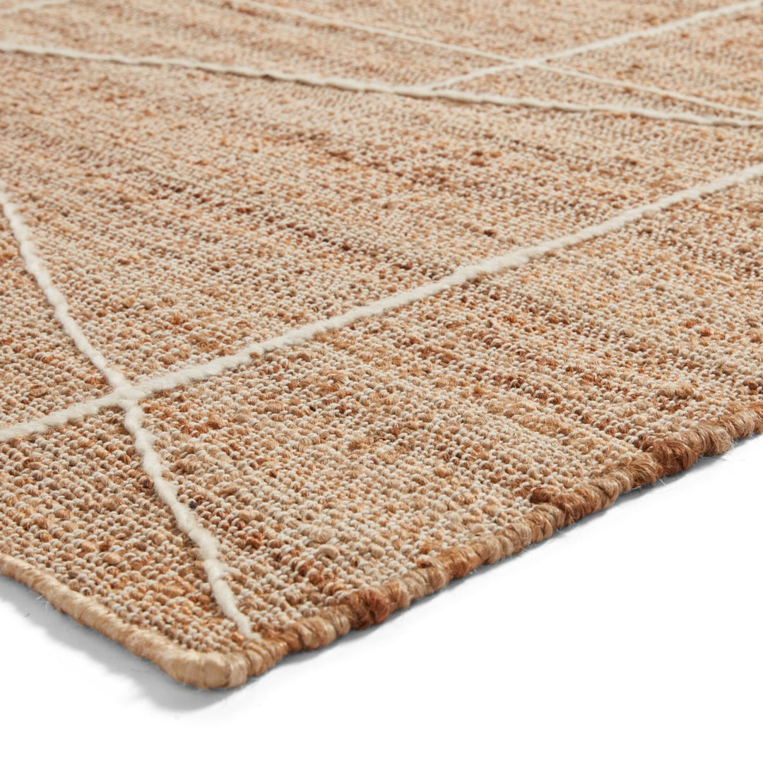 BAZ24875NAT1217 - Bazaar Flatweave Jute 24875 Hand Woven Rug - Coa Living