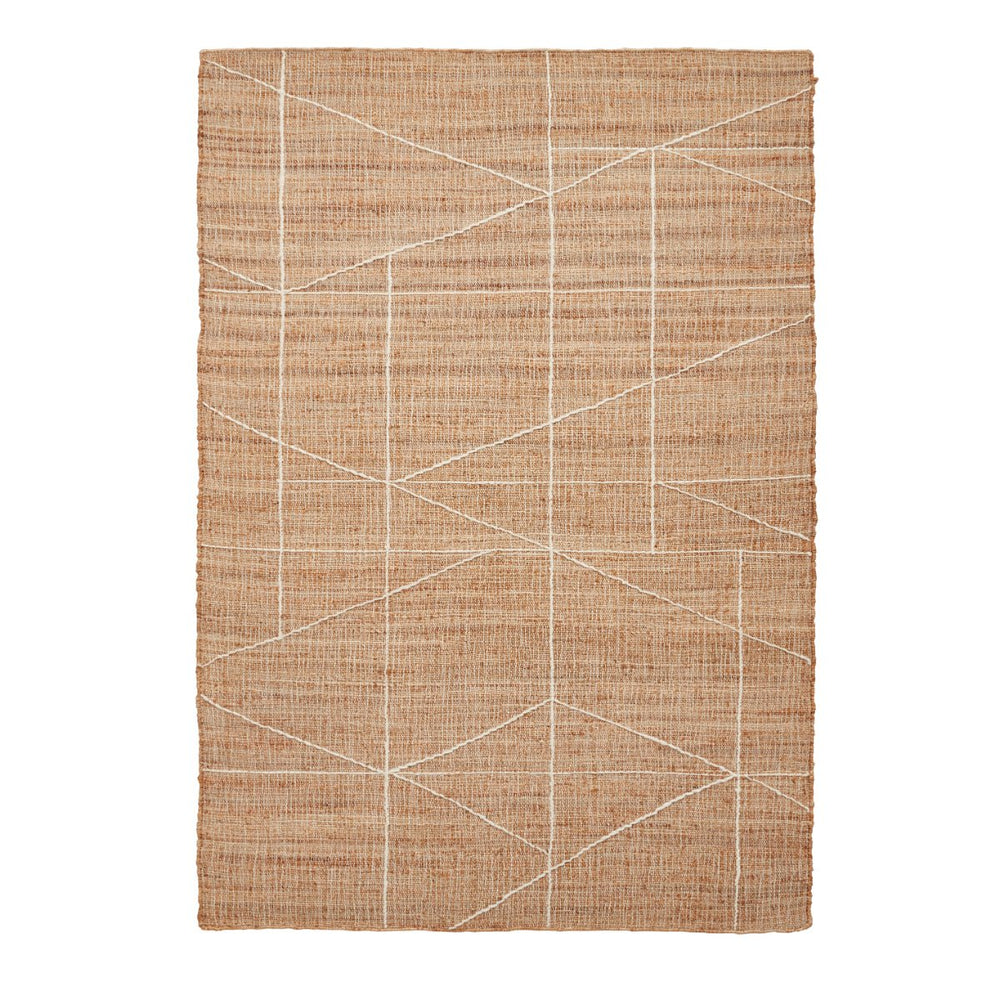 BAZ24875NAT1217 - Bazaar Flatweave Jute 24875 Hand Woven Rug - Coa Living