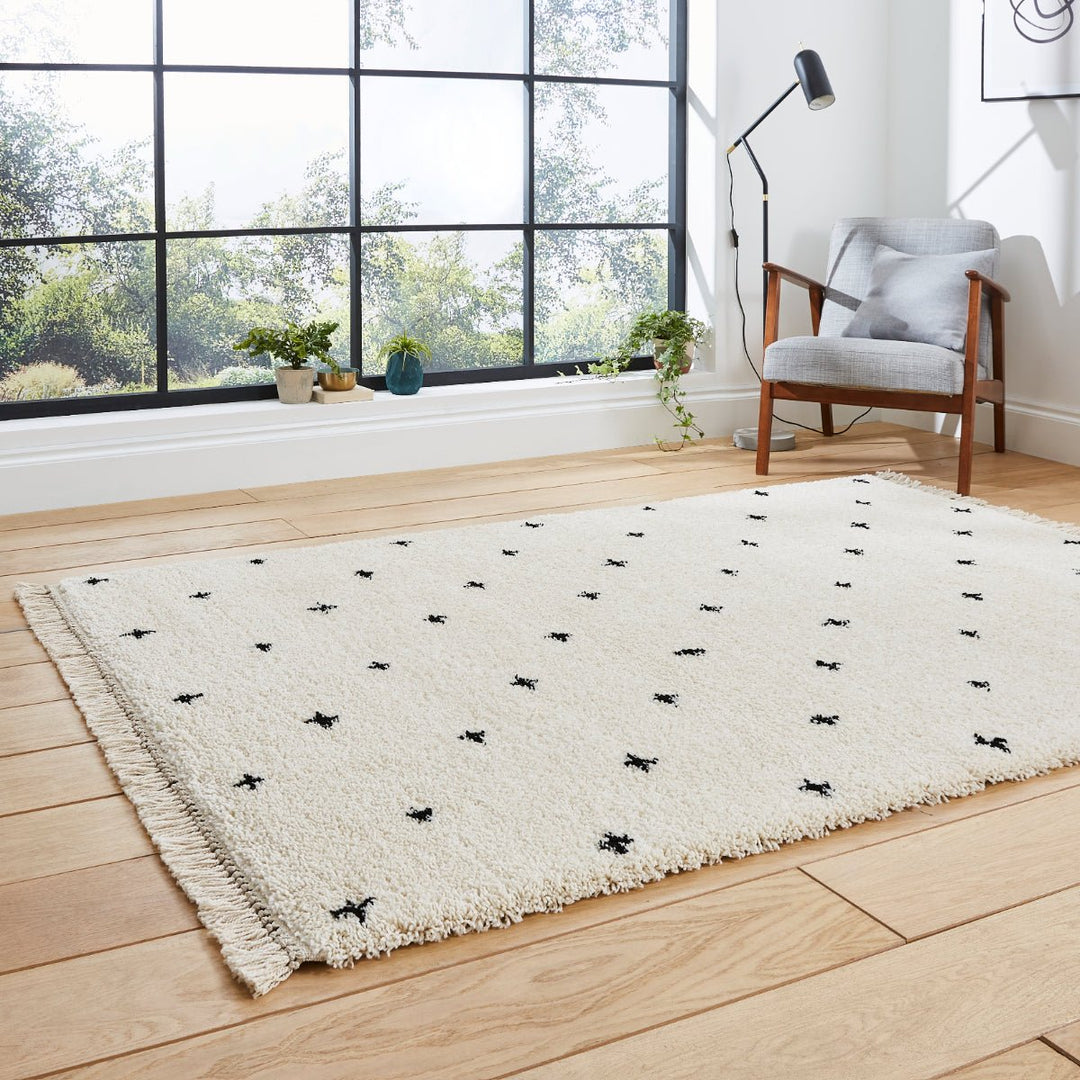 Boho A475 Hand Finished Woven Rug