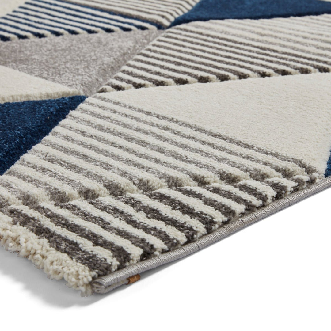 BRK15GRYNVY1217 - Brooklyn BRK15 Woven High Density Rug - Coa Living