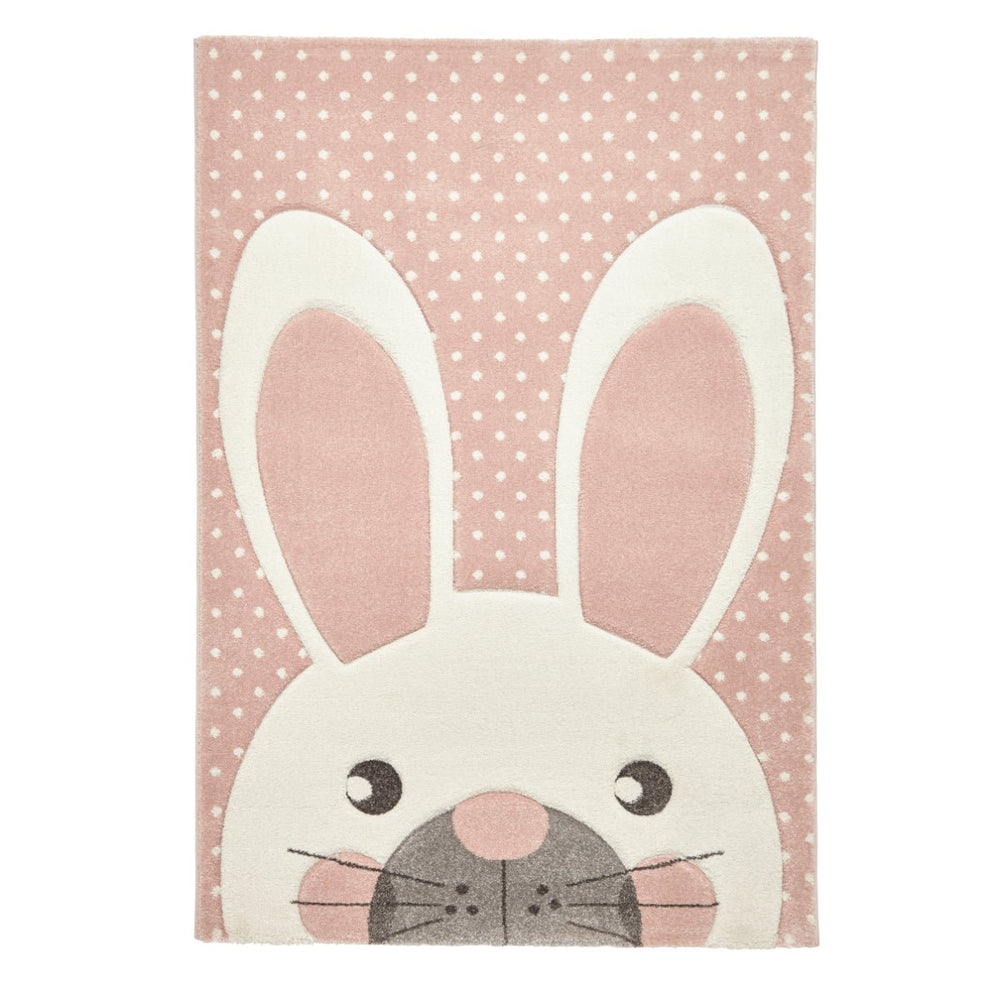 BRK20341PNK0612 - Brooklyn Kids 20341 Pink Bunny Rug - Coa Living