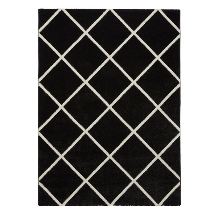 BRK35BLKWHT1217 - Brooklyn BRK35 Woven High Density Rug - Coa Living