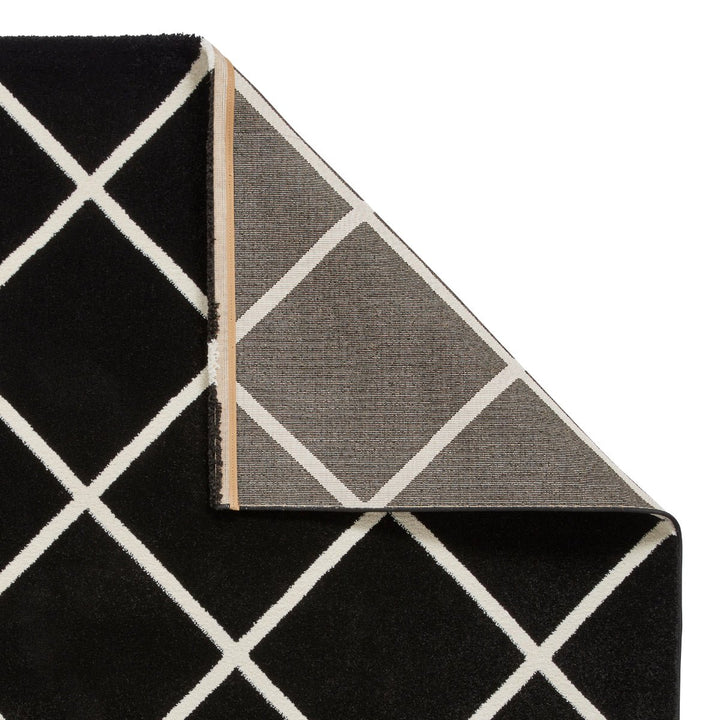 BRK35BLKWHT1217 - Brooklyn BRK35 Woven High Density Rug - Coa Living