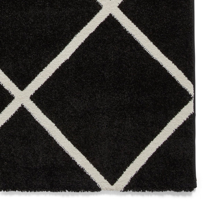 BRK35BLKWHT1217 - Brooklyn BRK35 Woven High Density Rug - Coa Living