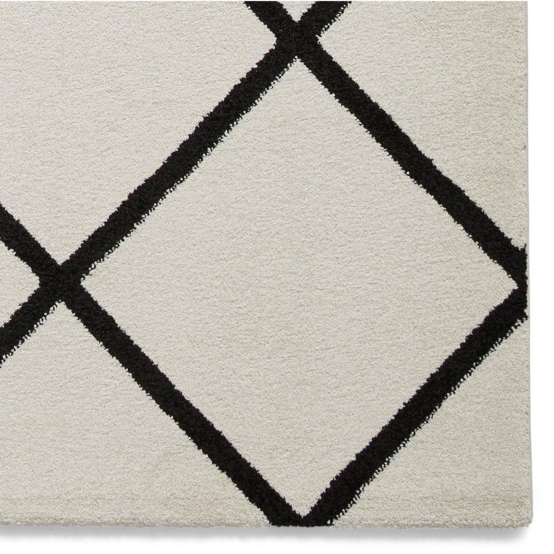 BRK35CRMBLK1217 - Brooklyn BRK35 Woven High Density Rug - Coa Living