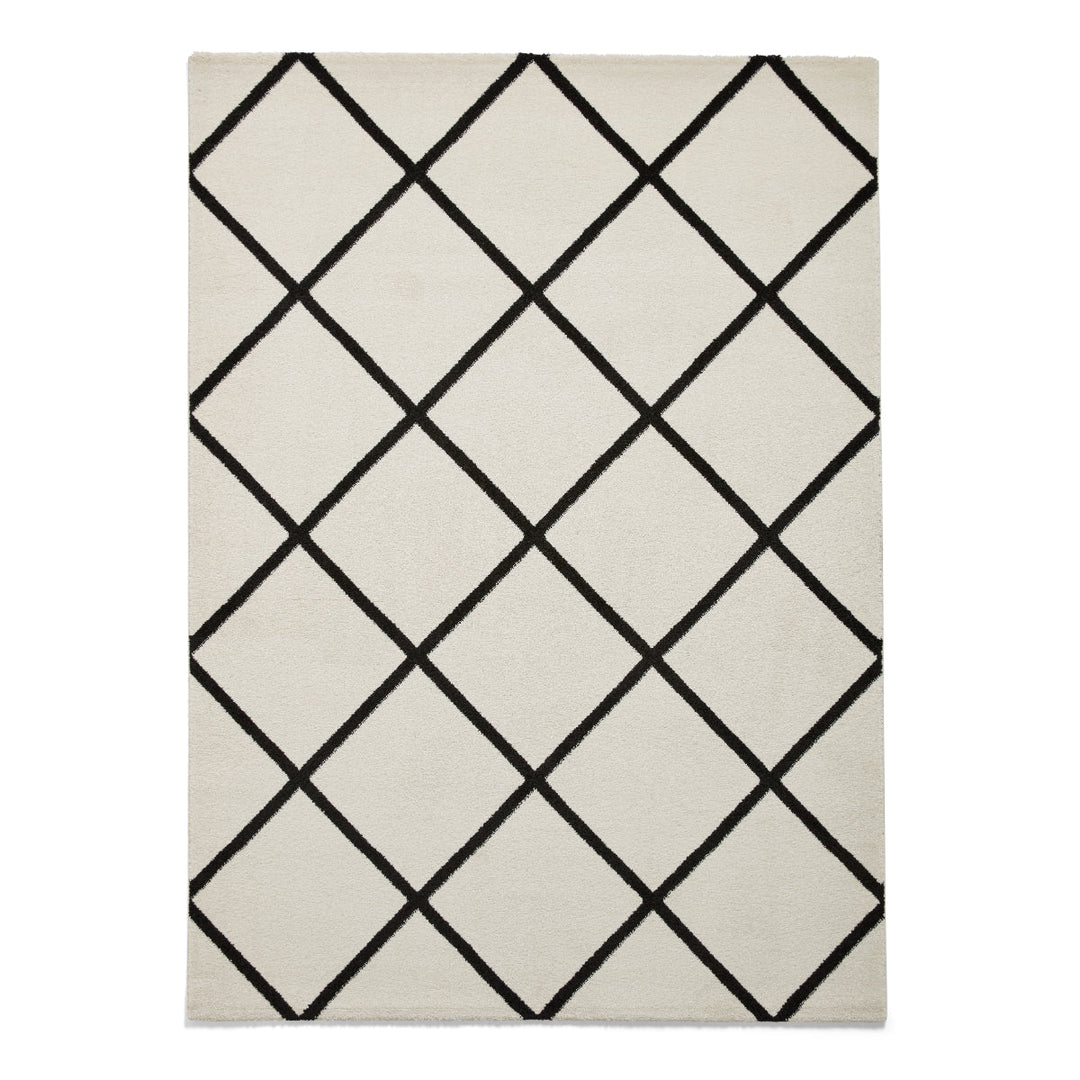 BRK35CRMBLK1217 - Brooklyn BRK35 Woven High Density Rug - Coa Living