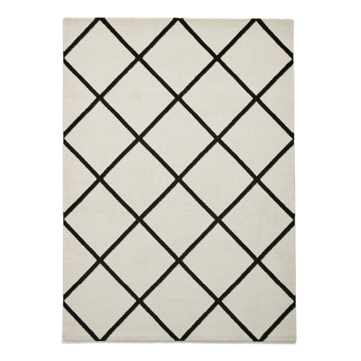 BRK35CRMBLK1217 - Brooklyn BRK35 Woven High Density Rug - Coa Living