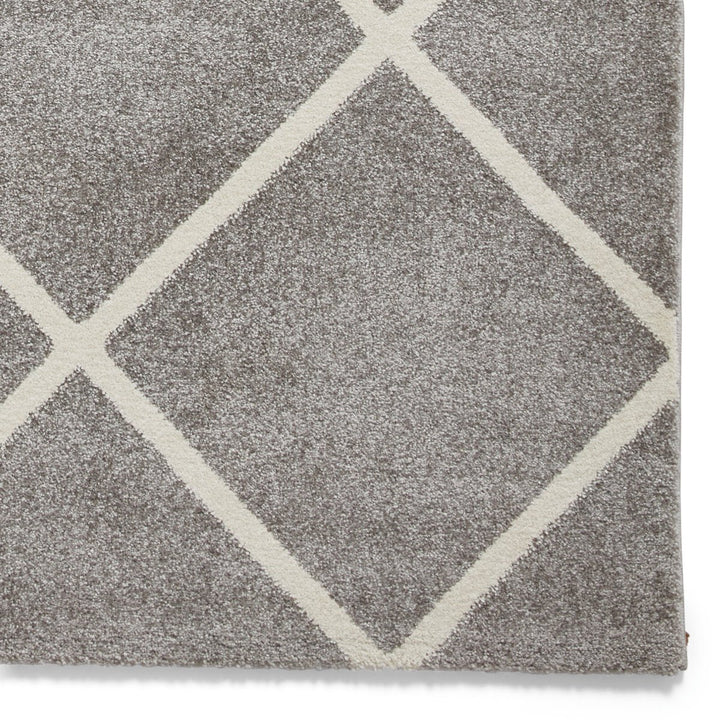 BRK35GRYCRM1217 - Brooklyn BRK35 Woven High Density Rug - Coa Living