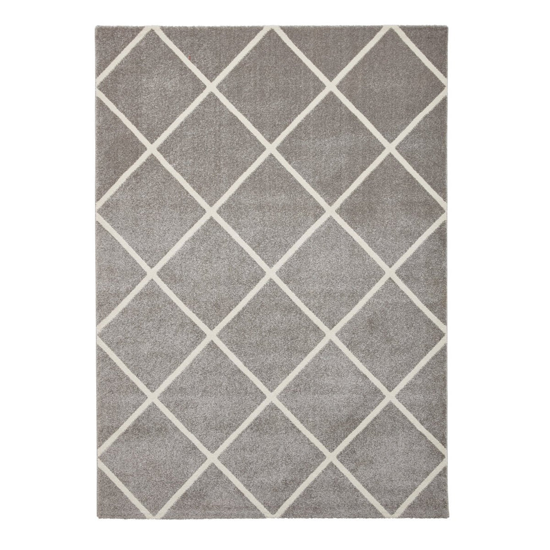 BRK35GRYCRM1217 - Brooklyn BRK35 Woven High Density Rug - Coa Living