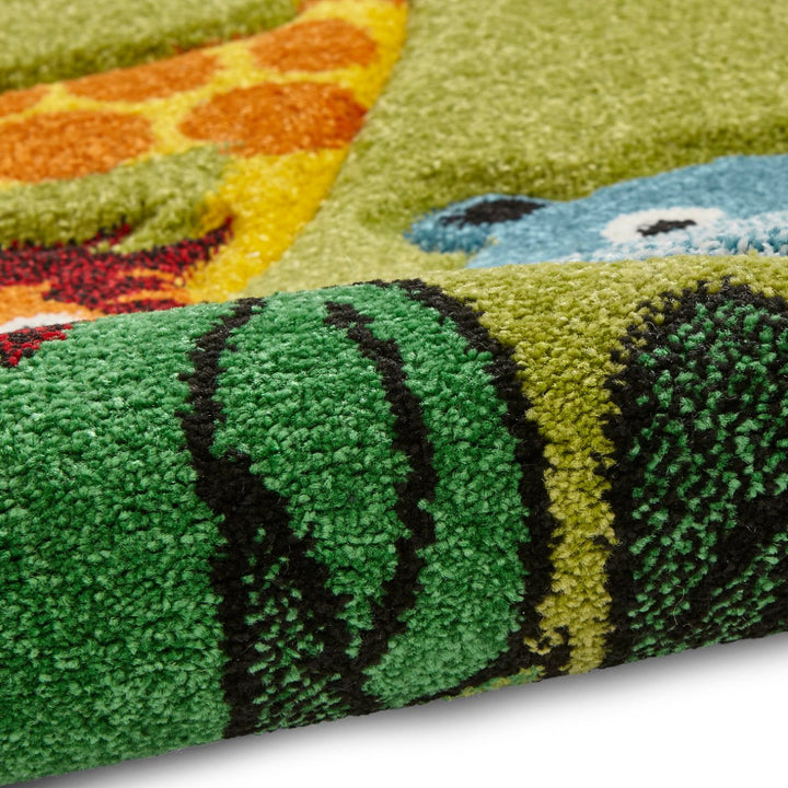 BRK53747GRN0612 - Brooklyn Kids 53747 Green Jungle Rug - Coa Living