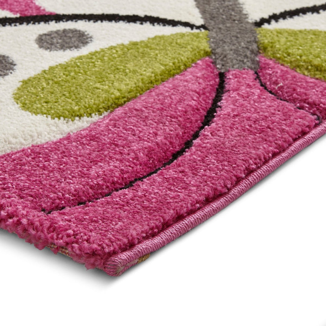 BRK772PNK0612 - Brooklyn Kids 772 Pink Butterfly Rug - Coa Living