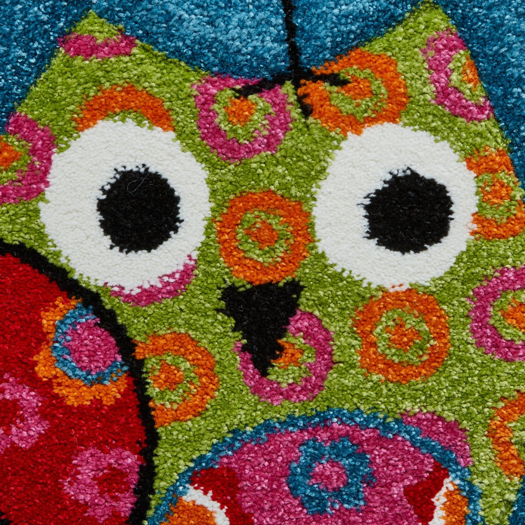 BRK793BLU0612 - Brooklyn Kids 793 Blue Owl Rug - Coa Living