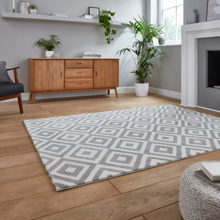 BRK89GRYWHT0815 - Brooklyn BRK89 Woven High Density Rug - Coa Living