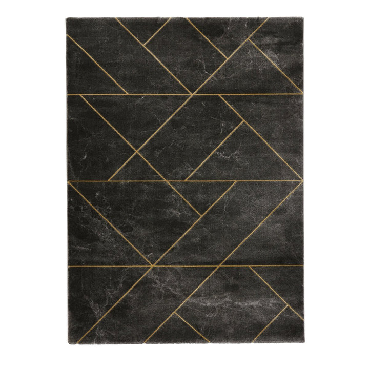 CRFT23486DRKGRYGLD1217 - Craft 23486 Woven High Density Rug - Coa Living