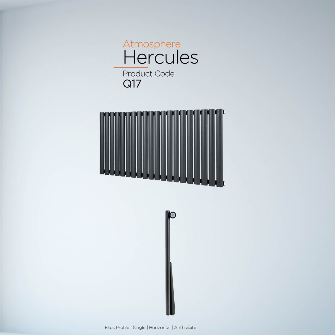 DRQ17600944HAS4 - Warmhaus Hercules Single Panel Horizontal Radiator in Anthracite - Coa Living