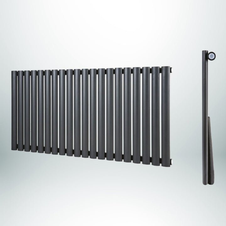 DRQ17600944HAS4 - Warmhaus Hercules Single Panel Horizontal Radiator in Anthracite - Coa Living