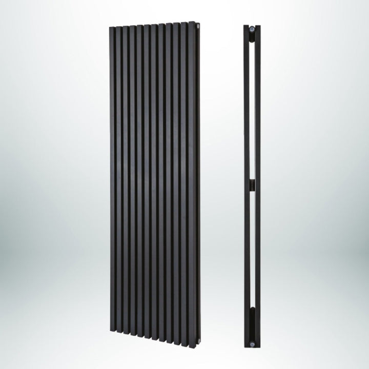 DRQ23180270VAD5 - Warmhaus Tucana Double Panel Vertical Radiator in Anthracite - Coa Living