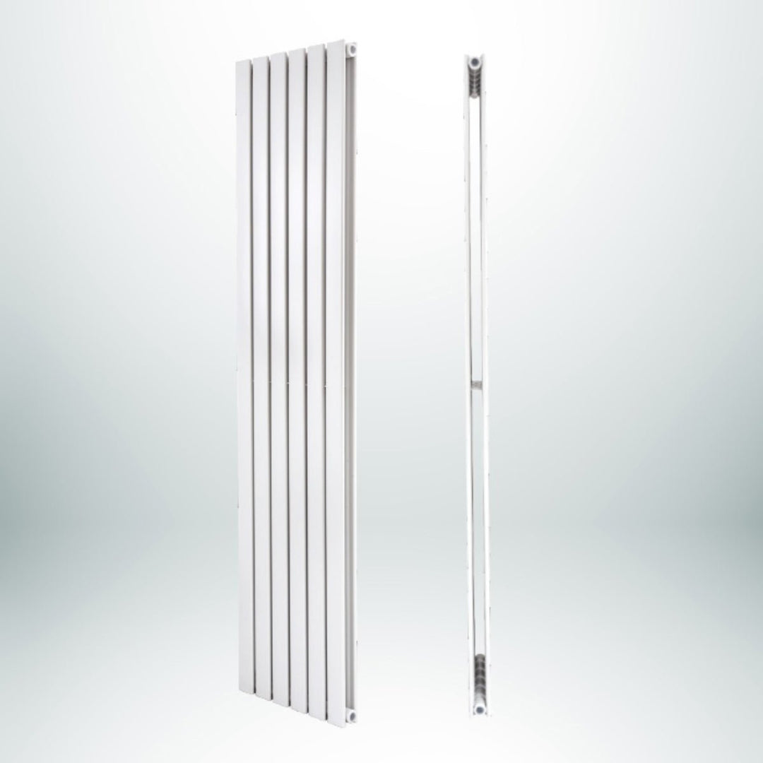 DRQ30160218VWD1 - Warmhaus Pisces Double Panel Vertical Radiator in White - Coa Living