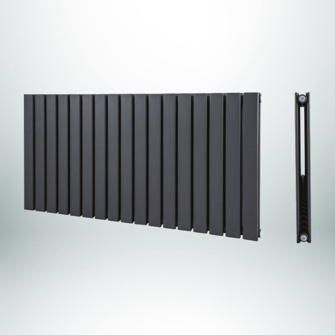 DRQ32600440HAD1 - Warmhaus Hydra Double Panel Horizontal Radiator in Anthracite - Coa Living