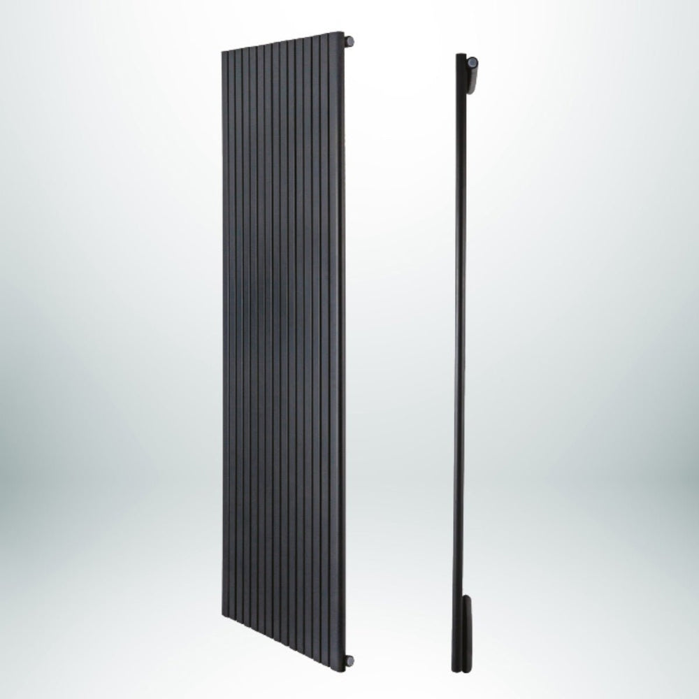 DRQ58180300VAS1 - Warmhaus Scorpius Single Panel Vertical Radiator in Anthracite - Coa Living