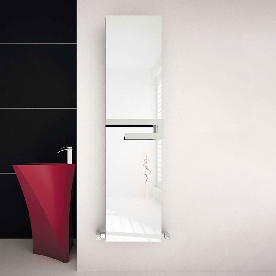 EBM 0370180003 PLS - Carisa Elvino Dual Heating Mirror Radiator in Polished Anodised Aluminium - Coa Living