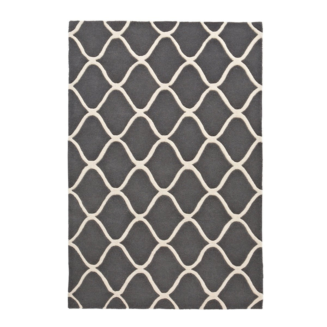 ELEMENTSEL65GREY-120X170 - Elements EL65 Hand Tufted Wool Rug - Coa Living