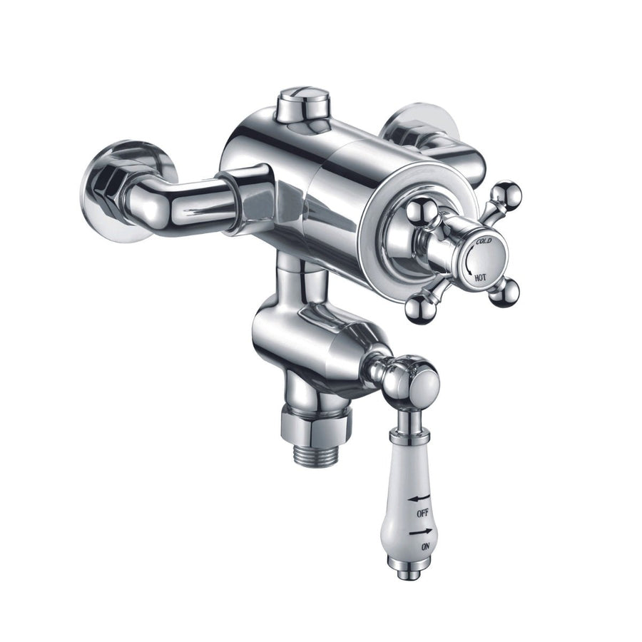 EXPOSEDVALVE001 - Harrogate Exposed Thermostatic Shower Valve in Chrome - Coa Living