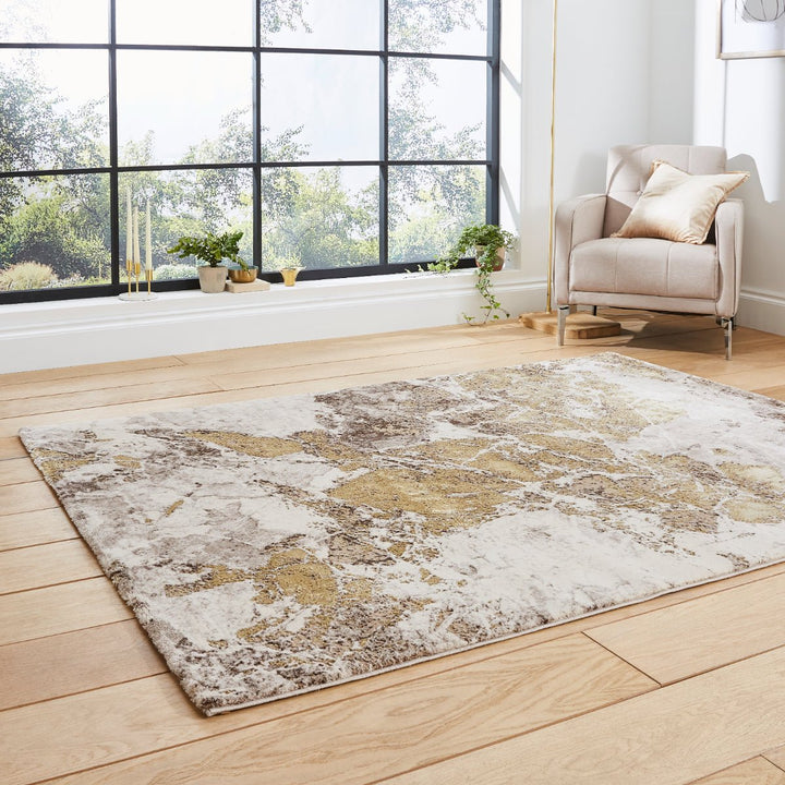 FLO50033BGEGLD1217 - Florence 50033 Woven High Density Rug - Coa Living