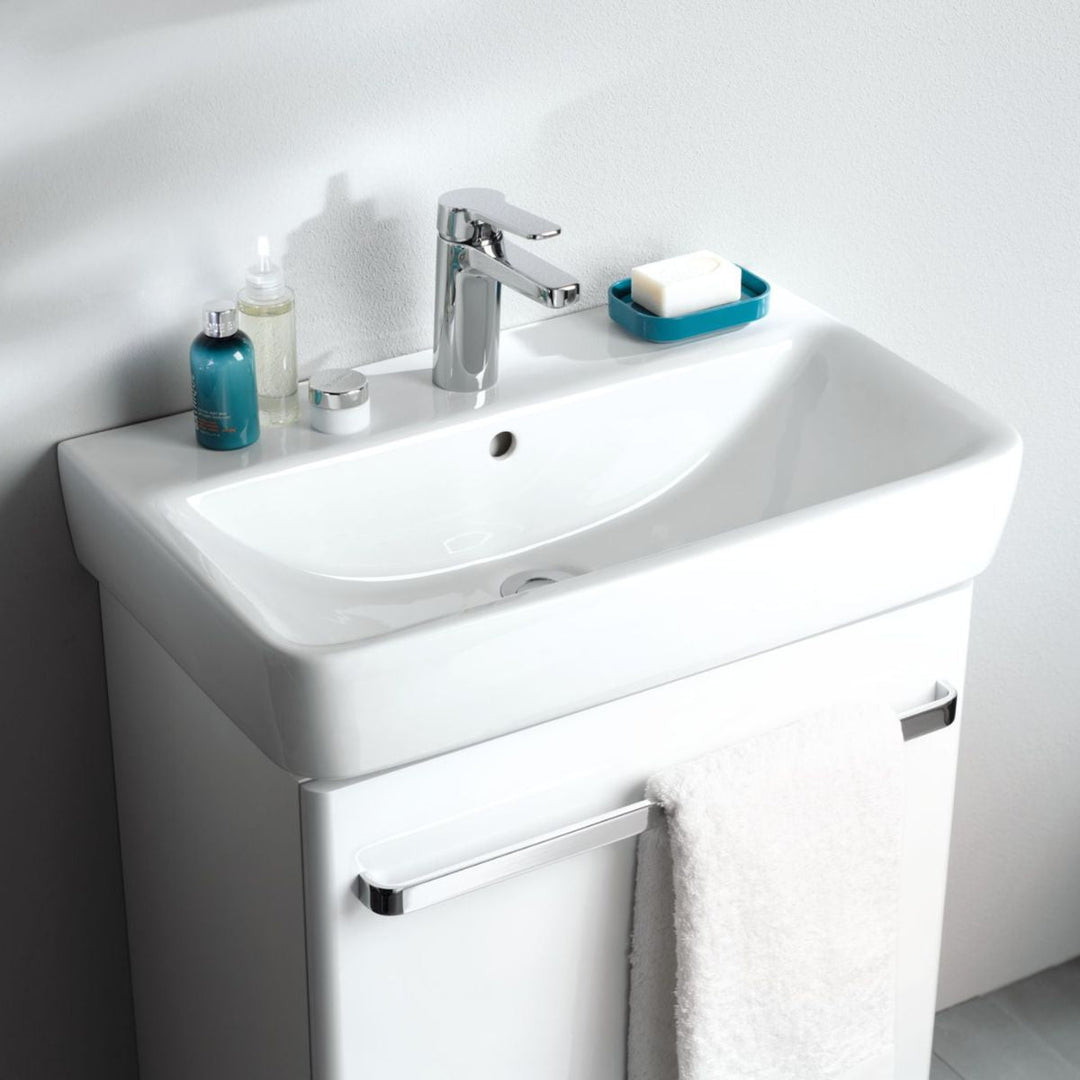 - Geberit Selnova Compact Furniture Unit and Basin in White - 501613011 - Coa Living