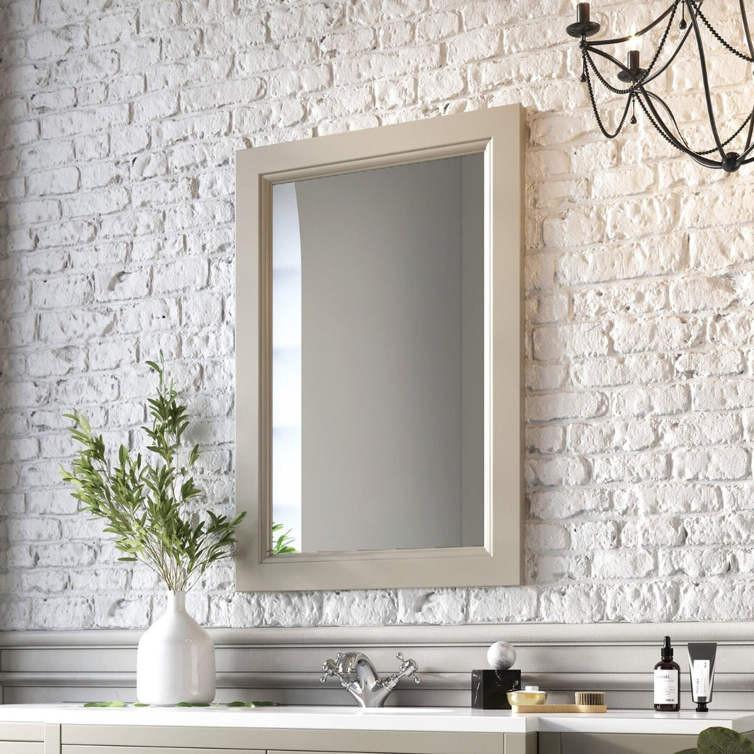 HARR-6X9MIRR-DGREY - Harrogate Wooden Framed Bathroom Mirror - Coa Living