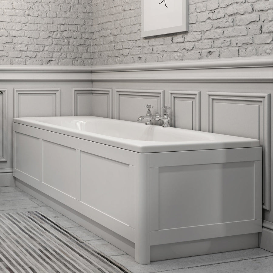 HARR-PANEL1700-ARCTIC - Harrogate Wooden Front Bath Panel - Coa Living