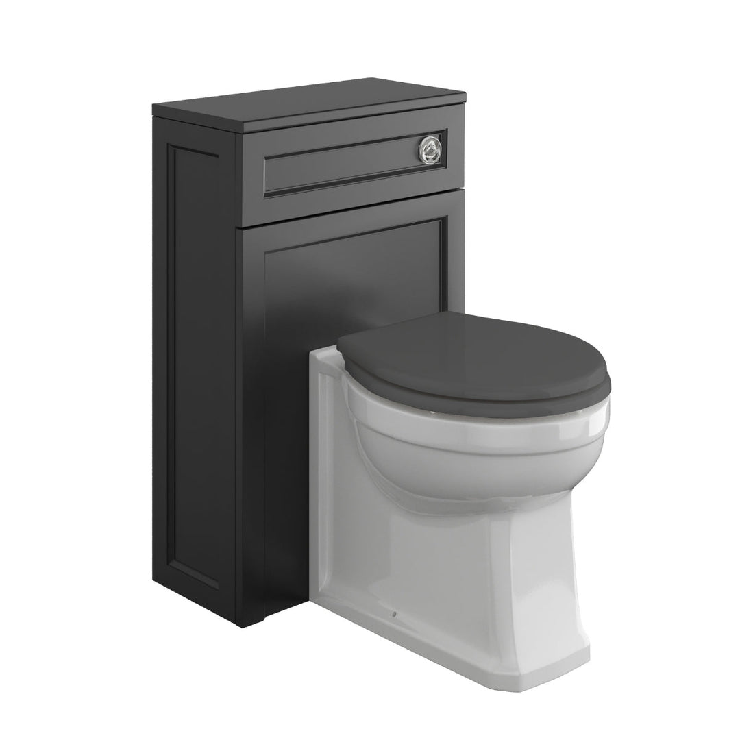 HARR-WC-DGREY - Harrogate 500mm WC Unit - Coa Living