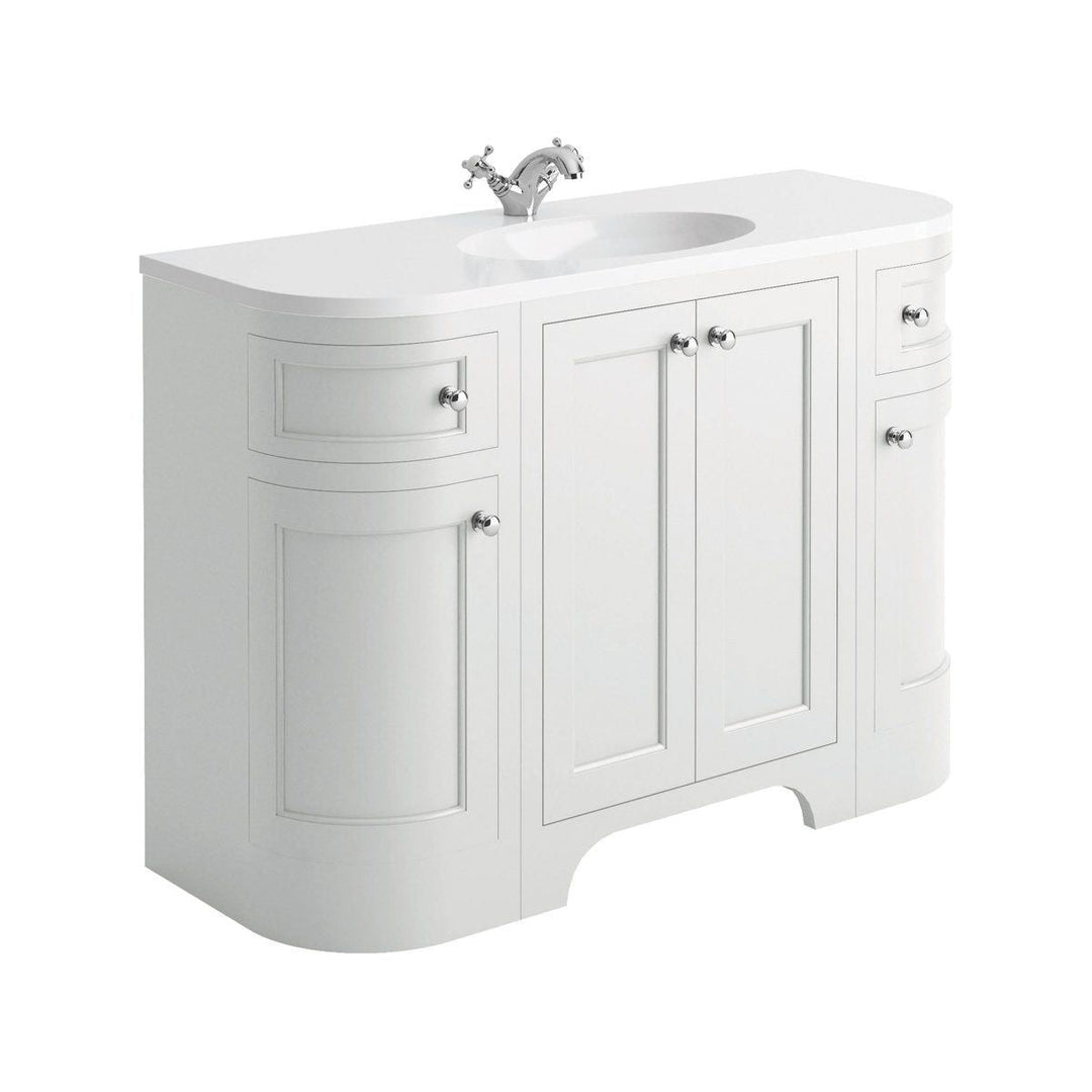 HARRPACK001 - Harrogate Brunswick 1200mm Curved Vanity Unit - Coa Living