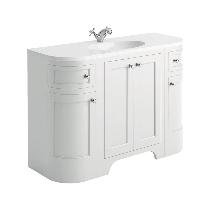 HARRPACK001 - Harrogate Brunswick 1200mm Curved Vanity Unit - Coa Living